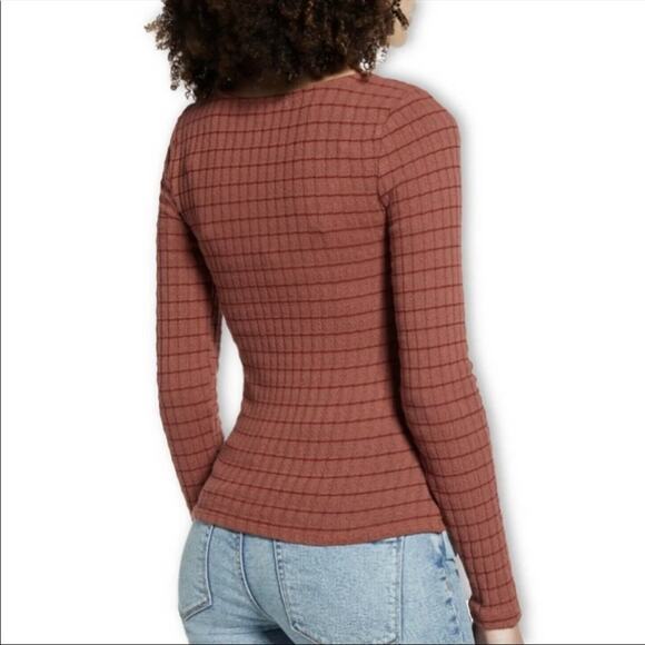 Project Social T Kimora Sweetheart Knit Top, S - Picture 2 of 6
